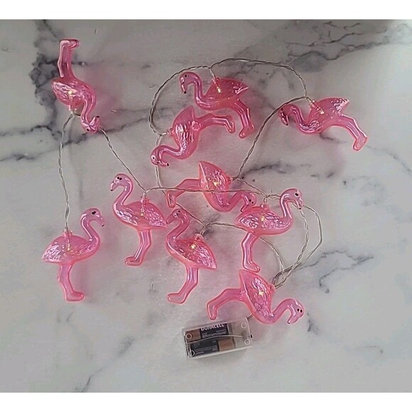 Flamingo String of Fairy Lights - Picture 2 of 10
